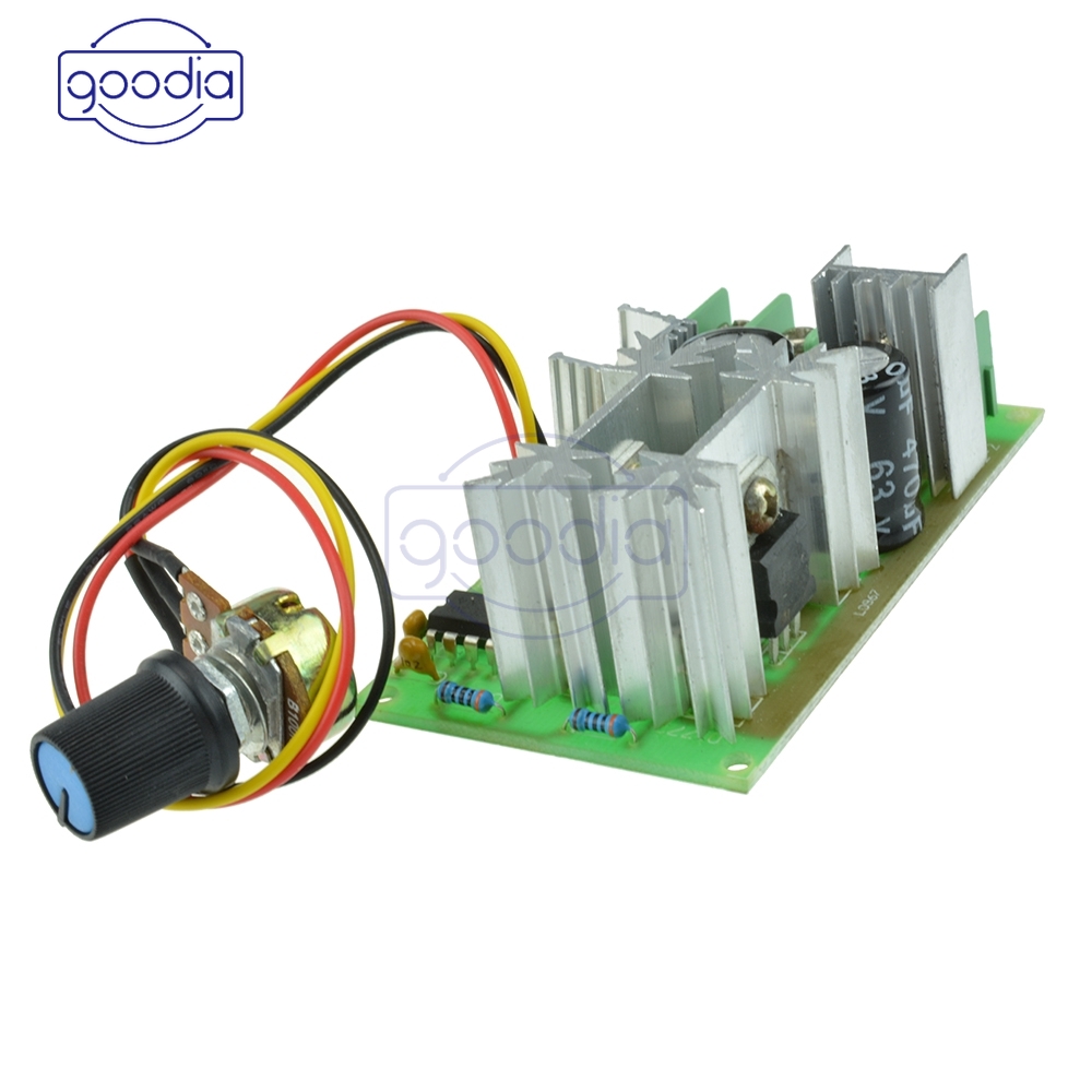 Regulator Pengendali Kecepatan Motor 20a Dc10-60V Pwm Hho Rc