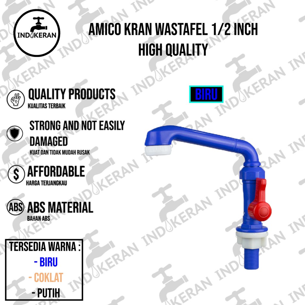 AMICO - Kran Wastafel - 1/2 Inch - High Quality