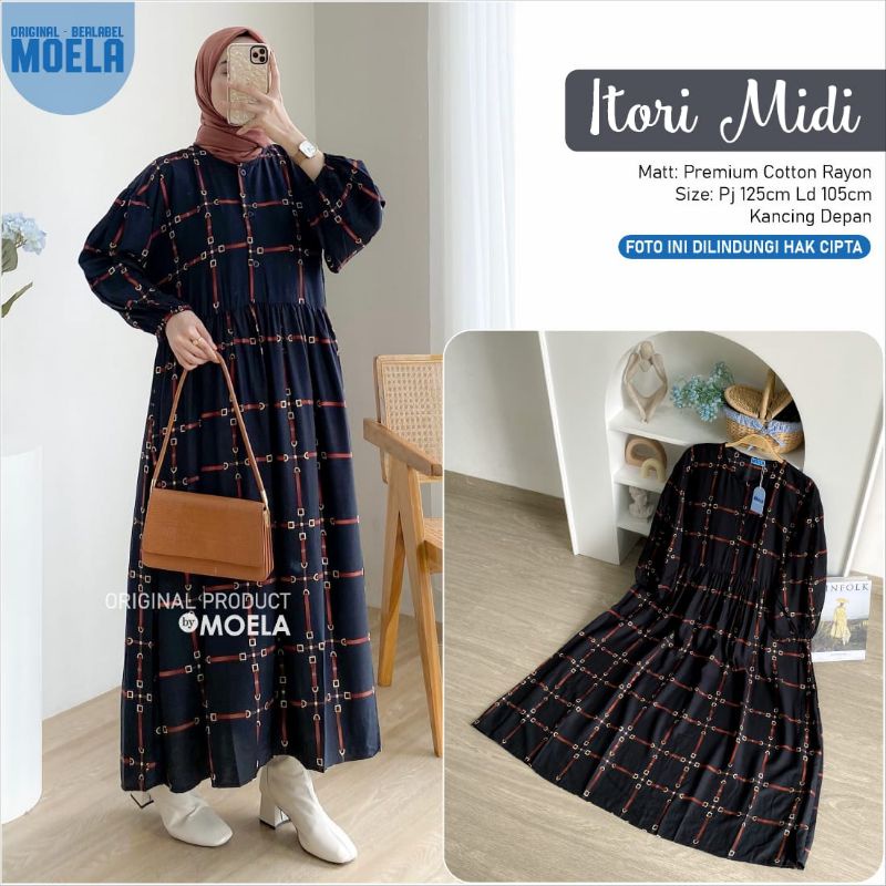 Order Itori Midi | Fashion wanita | kaos branded | baju perempuan Original Moela