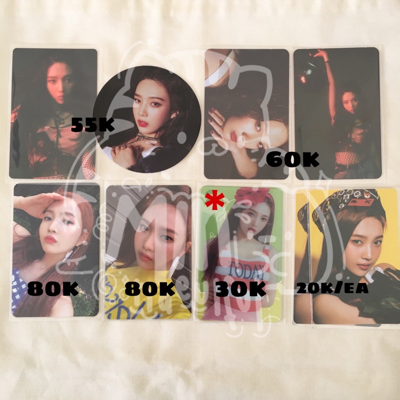 Redvelvet Joy photocard pc summer magic, badboy