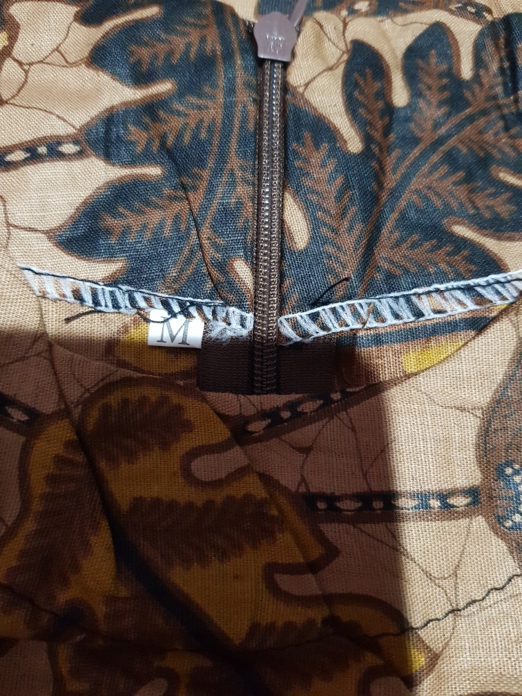 Tey-17 Batik Wanita Asj Sa Hrb026 Kenongo Kemeja Tosca Pendek