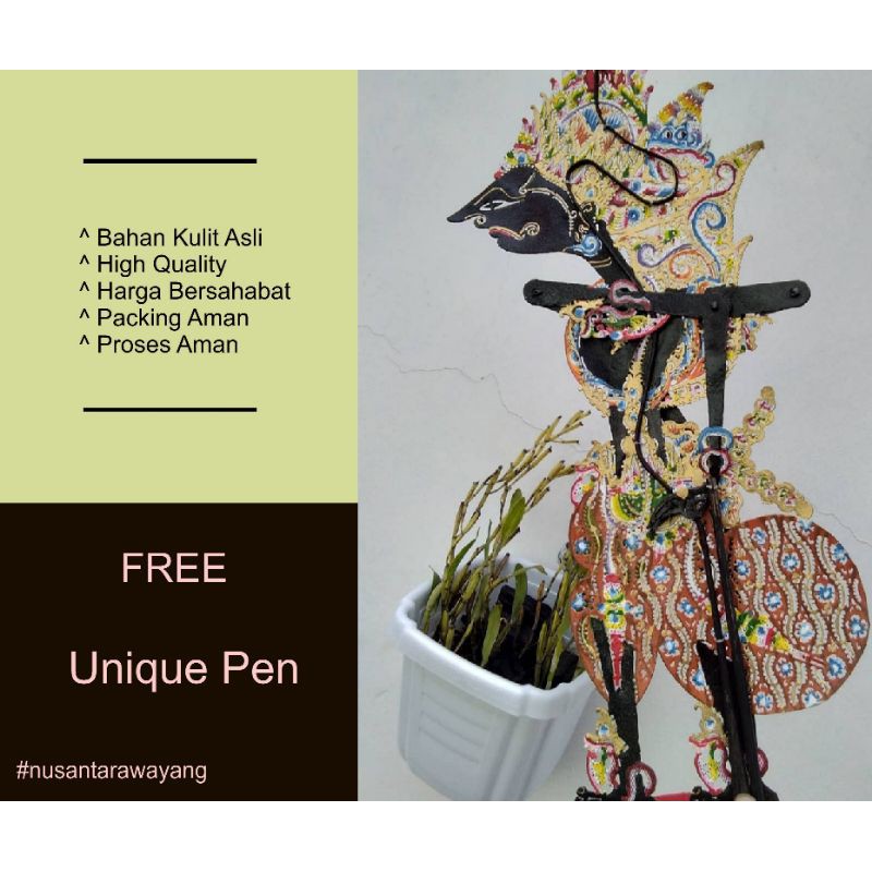 Wayang Kulit Krisna / Kresna Standar Dalang Alusan
