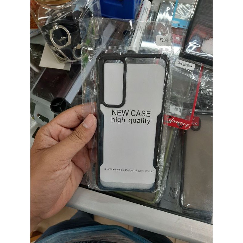 CASE SHOCKPROOF VIVO Y27 4G Y27 5G Y36 5G Y02 Y02T V21 4G V21 5G Y51 Y12S Y12S 2021 V20 SE V20 Y20 Y20S Y20 2021 Y20s G CASE SOFT CLEAR IPAKY BENING, HARDCASE TRANSPARAN CASING COVER PELINDUNG KAMERA FUZE Y20 S G