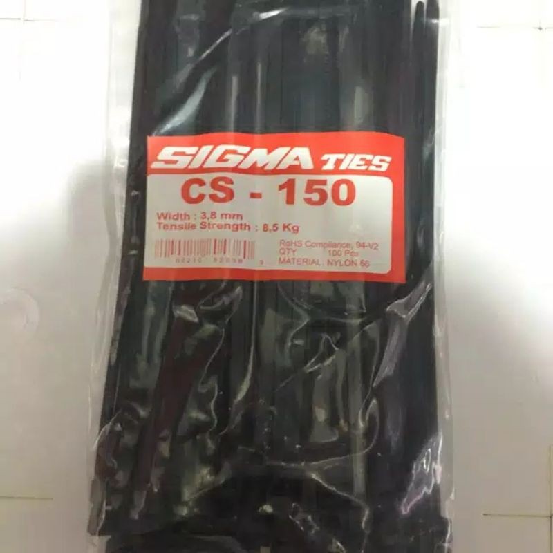 

Tali Ties Ukuran 150 Sigma-Hitam