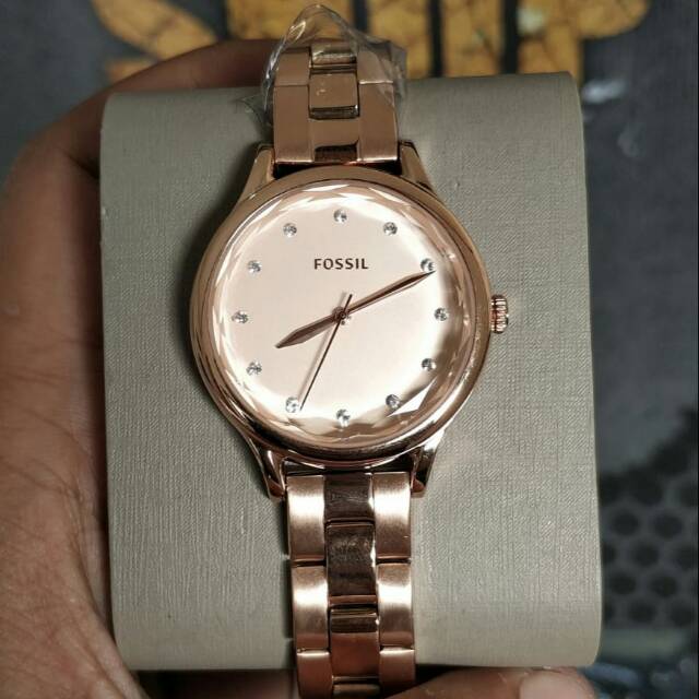Jam Tangan Fossil BQ3321 Laney Three-Hand Rose Gold / Jam Tangan Fossil Laney