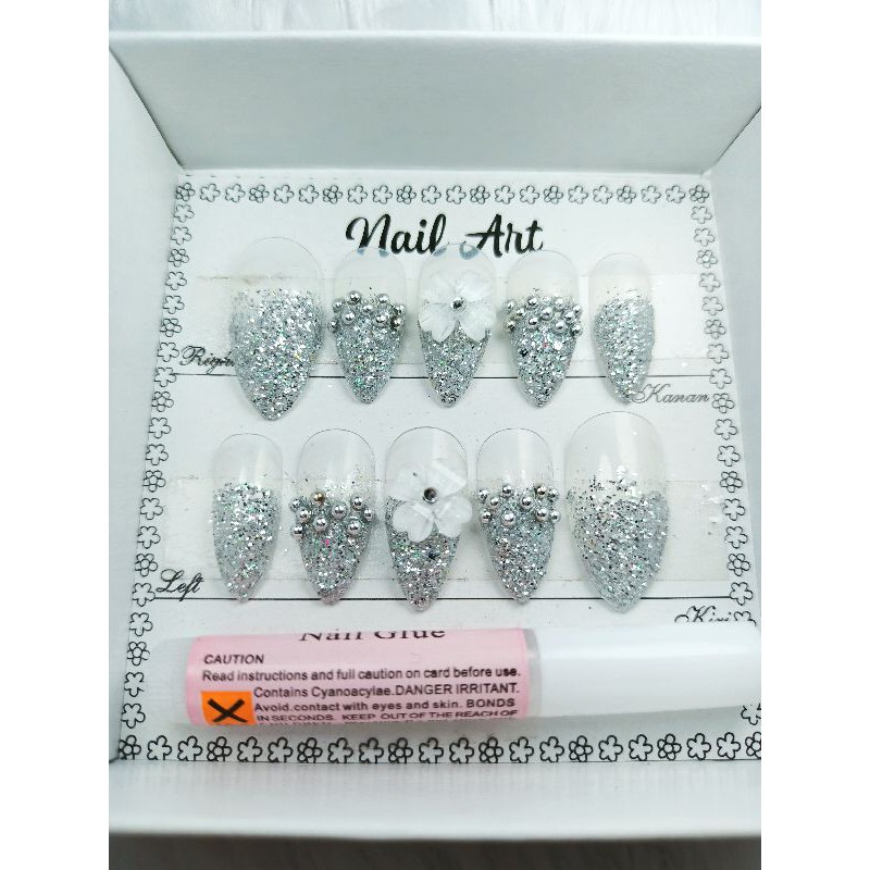 kuku palsu wedding cantik