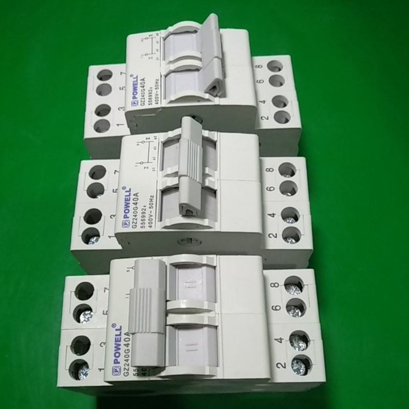 GZ / CAM STARTER /SWITCH BREAKER MODEL MCB POWELL 40A 1 PHASE