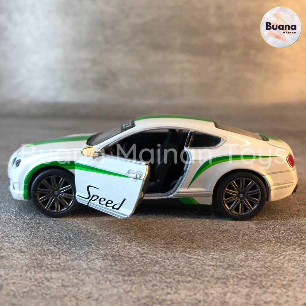 DIECAST KINSMART 2012 BENTLEY CONTINENTAL GT SPEED MOBILAN ANAK Miniatur Sport Car Hobi Koleksi