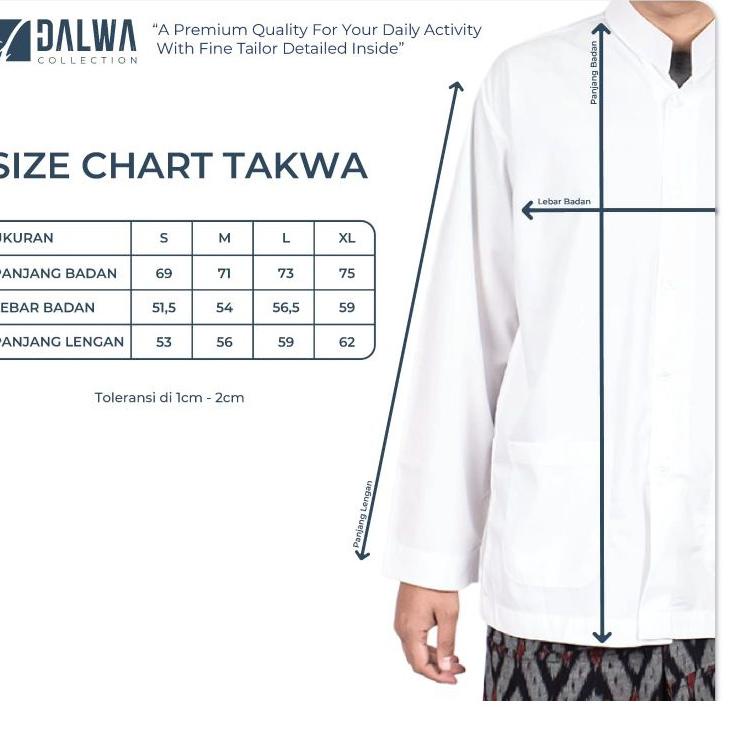 오빠 Koko Haibah DALWA  Original Lengan Panjang  Baju Taqwa | Baju Koko Dalwa Haibah Habib Original