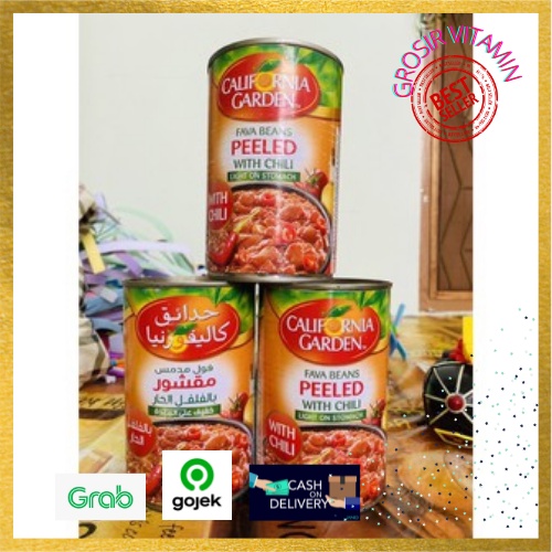 

Foul FUL Medammes Fava Beans California 450 gr TEMAN ROTI TAMIS HUBBUS