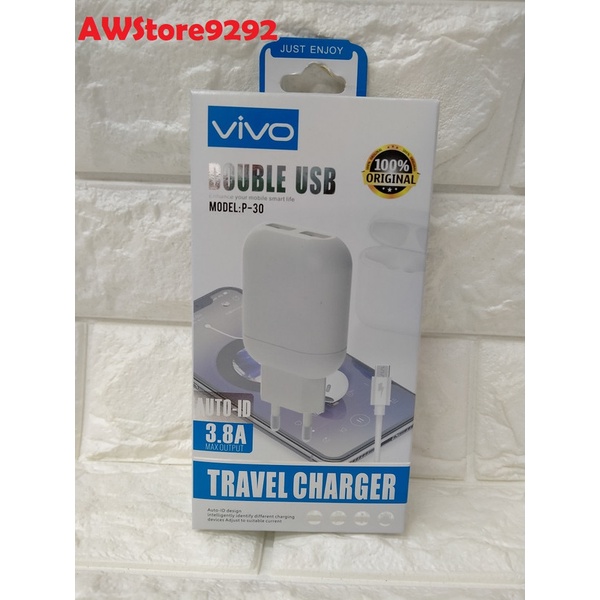 Travel Charger Kabel data USB VIVO P-30 P30