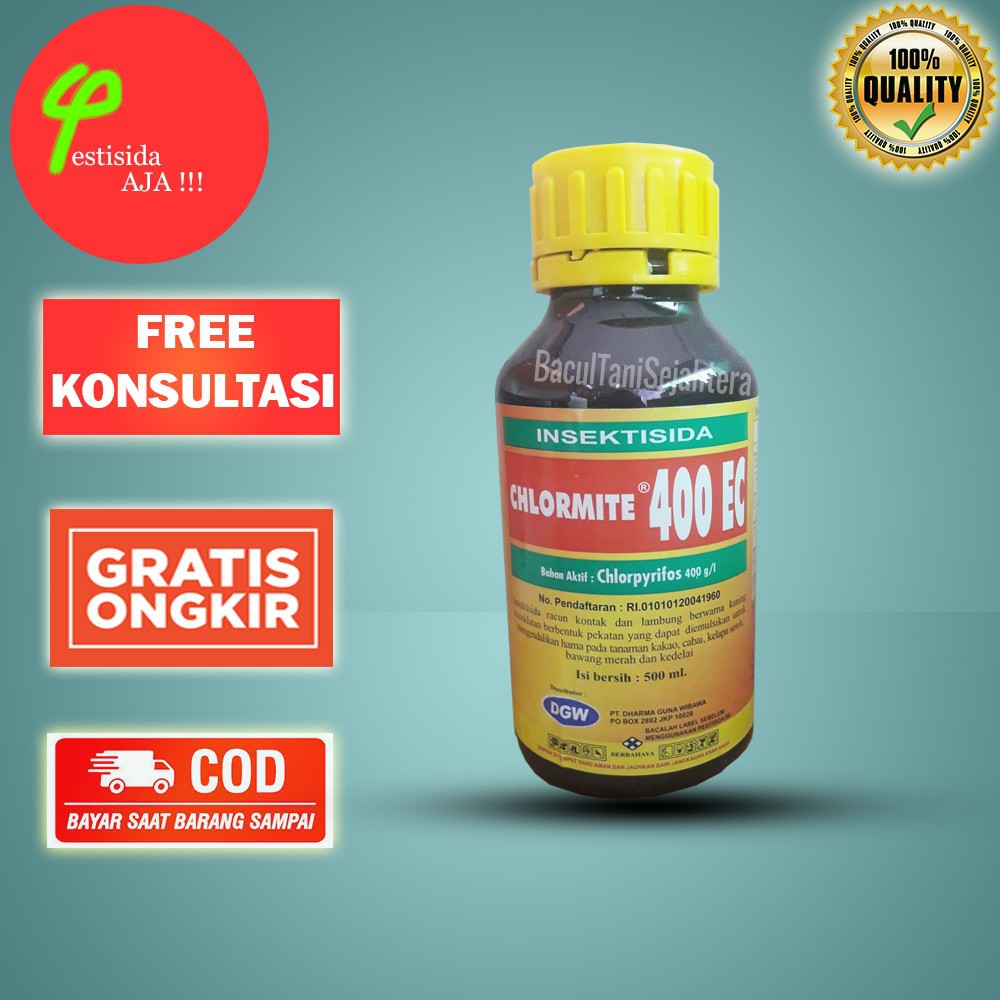 CHLORMITE 400 EC 100 ML INSEKTISIDA PEMBASMI ULAT GRAYAK