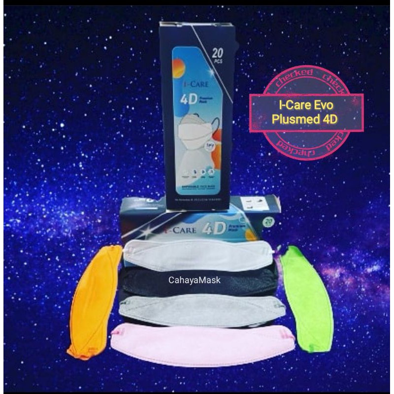 Masker Evo Plusmed 4D I-Care 10pcs