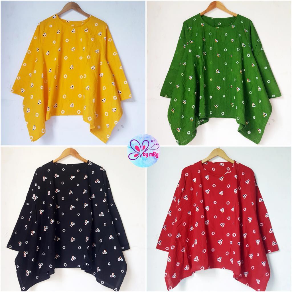 Blus jumputan ori jumput handmade