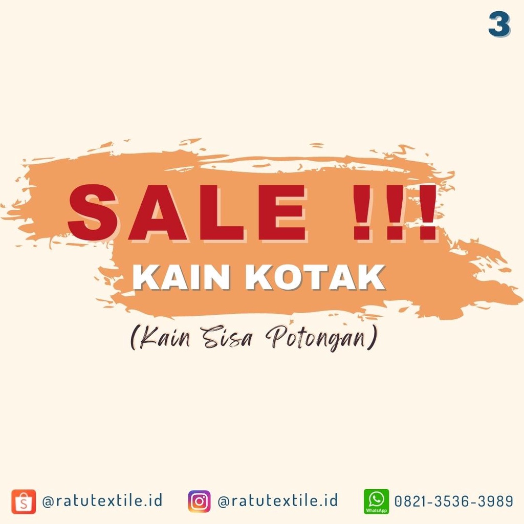 Tebus Murah Kain Sisa Potongan