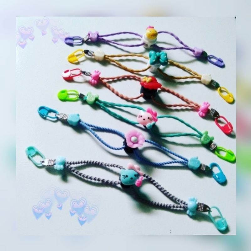 KONEKTOR MASKER /Konektor Masker Hijab Stylish/Anak/Tali Elastis