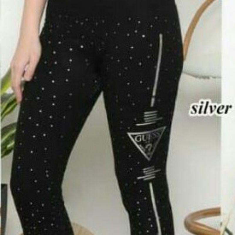 Legging Bintik New Gues Import Legging Wanita