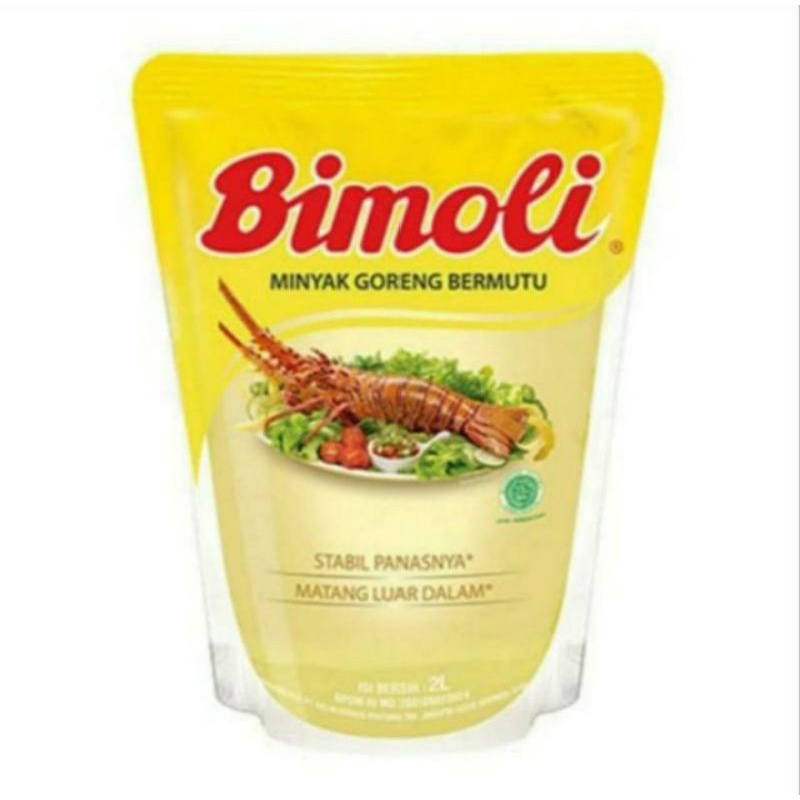 minyak goreng Bimoli kemasan 2ltr