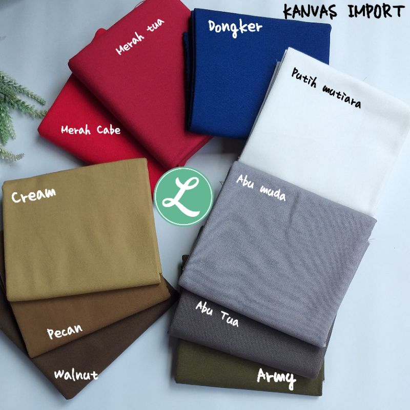 KANVAS POLOS / KANVAS IMPORT / KANVAS LEBAR BESAR