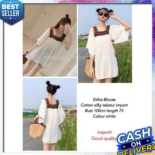 Vexios - Zfs Ootd Wanita Kemeja Kina / Sita Rayon Diamond Top Kemeja / Atasan Kemeja Wanita / Kem Ca