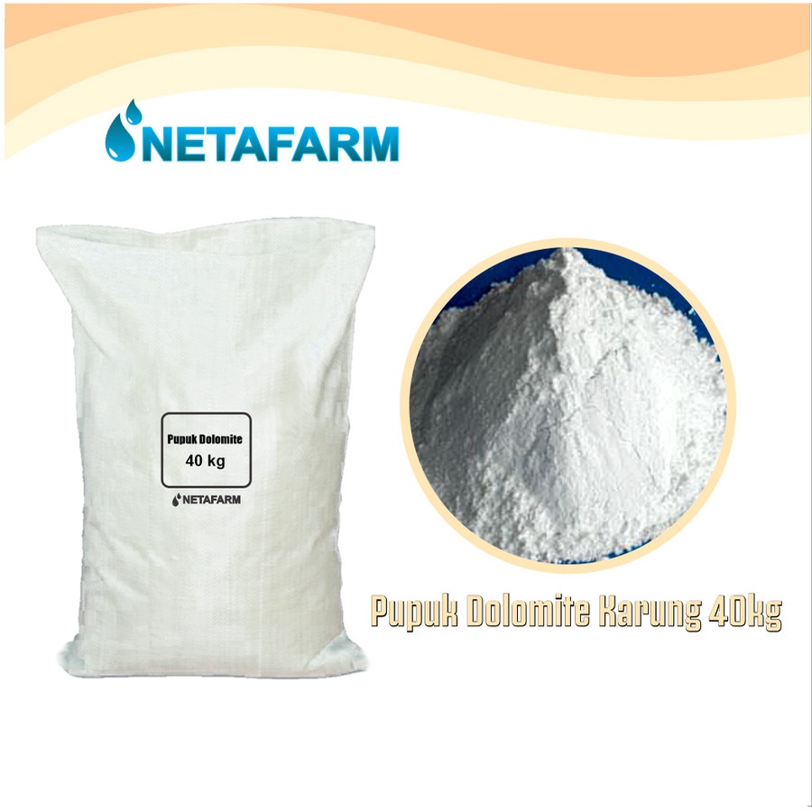 Pupuk Kapur Pertanian Dolomite Kemasan Karung 50kg