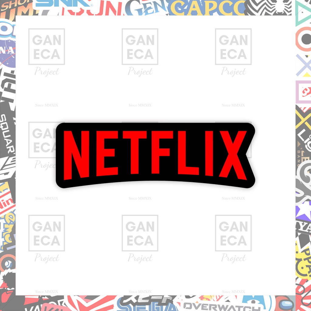 Jual Stiker / Sticker Pack NETFLIX (Stiker Helm / Motor / Laptop / HP ...
