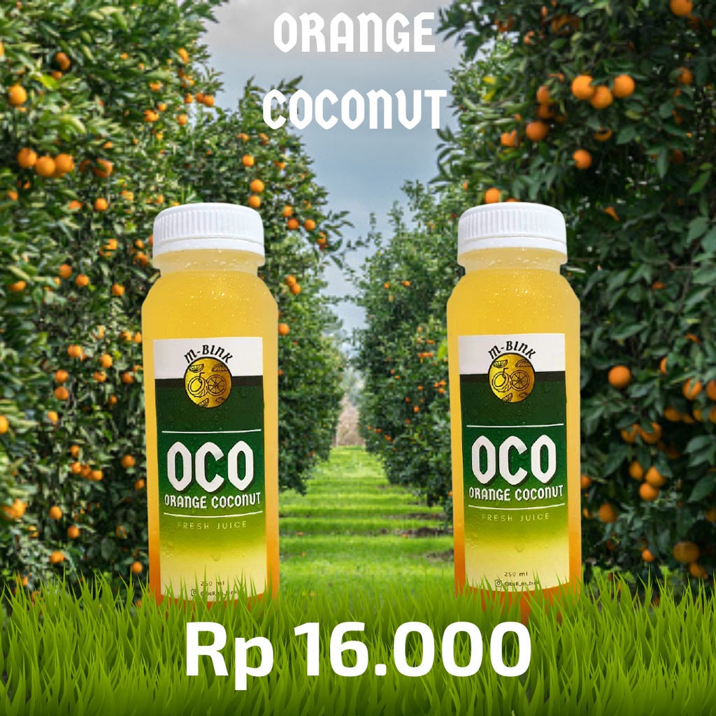 

orange & coco water