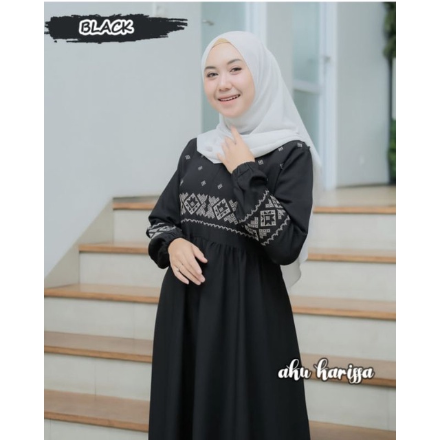 Dzifana dress aku karissa / aku karissa original / gamis aku karissa / gamis bordir