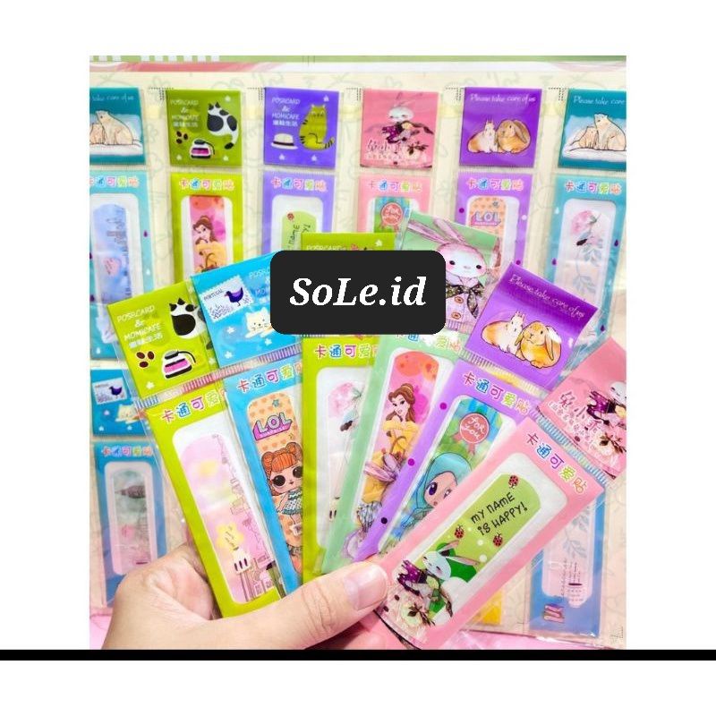 HANSAPLAST ANAK KARAKTER LUCU [5pcs]