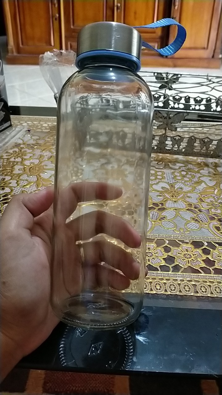 Botol Kaca Bening 420ml / Botol Minum / Botol Tumbler/botol Kaca/botol Tumbler/
