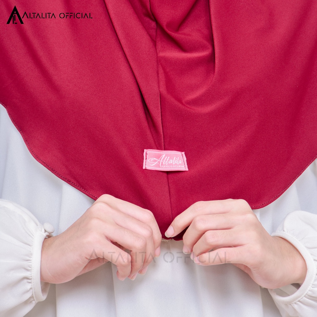 Altalita - Bergo Instan Hamidah Jersey Menutupi Dada Untuk Sekolah Olahraga Sehari-hari