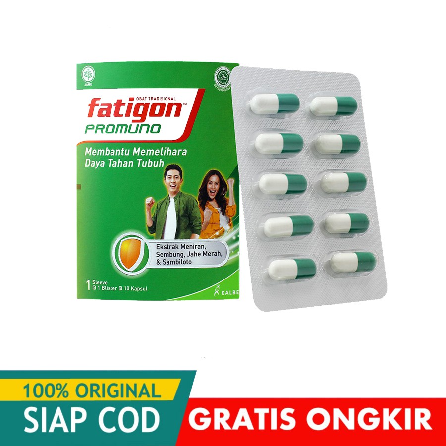 Fatigon Promuno Suplemen- Blister Isi 10 Kapsul