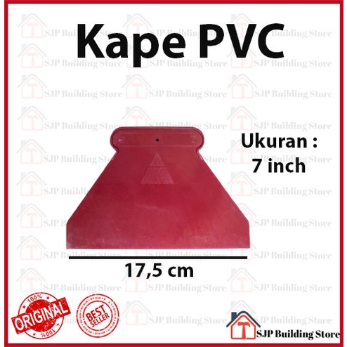 KAPE PLASTIK 5 7 9 INCH DEMPUL TEMBOK DENGAN KOMPON / SCRAPPER PVC KUAT BAGUS AWET FINISHING MULUS