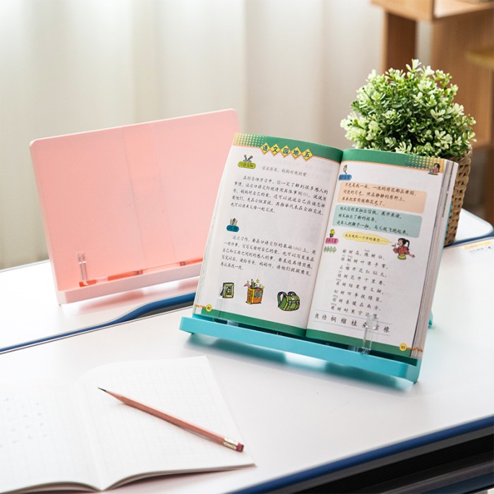 

ORGANIZER-DOCUMENT- DELI STAND READING / PENYANGGA BAHAN ABS ALAT PENAHAN BUKU 70530 - PUTIH