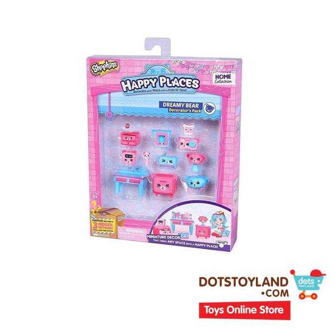 

SA397 Shopkins Happy Places Dreamy Bear Decorators Pack