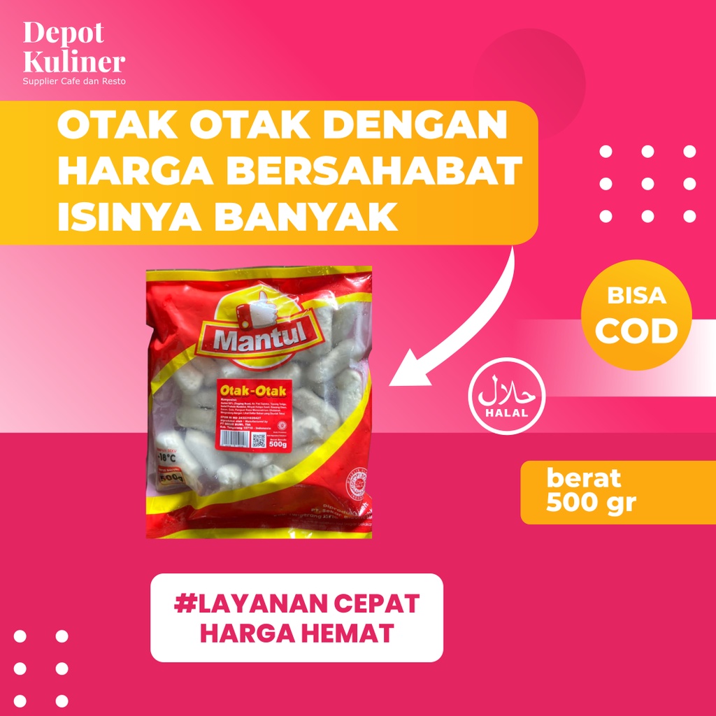 Mantul Otak-Otak Frozen 500GR