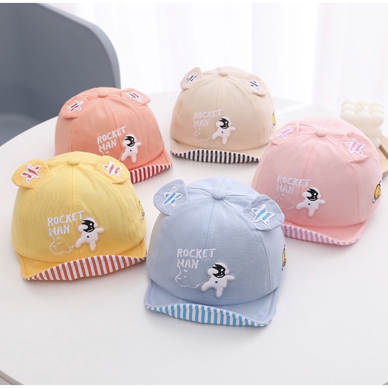 1,5  2 3 tahun Topi Baseball Anak Balita Impor Model Rocket Man Unisex Anak laki laki Anak Perempuan / Kid Toddler hat