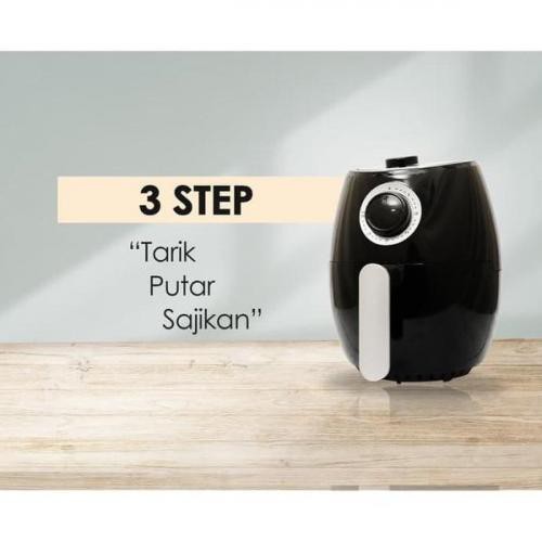 Air Fryer Black Series MASPION AF-321 . tempat penggorengan maspion