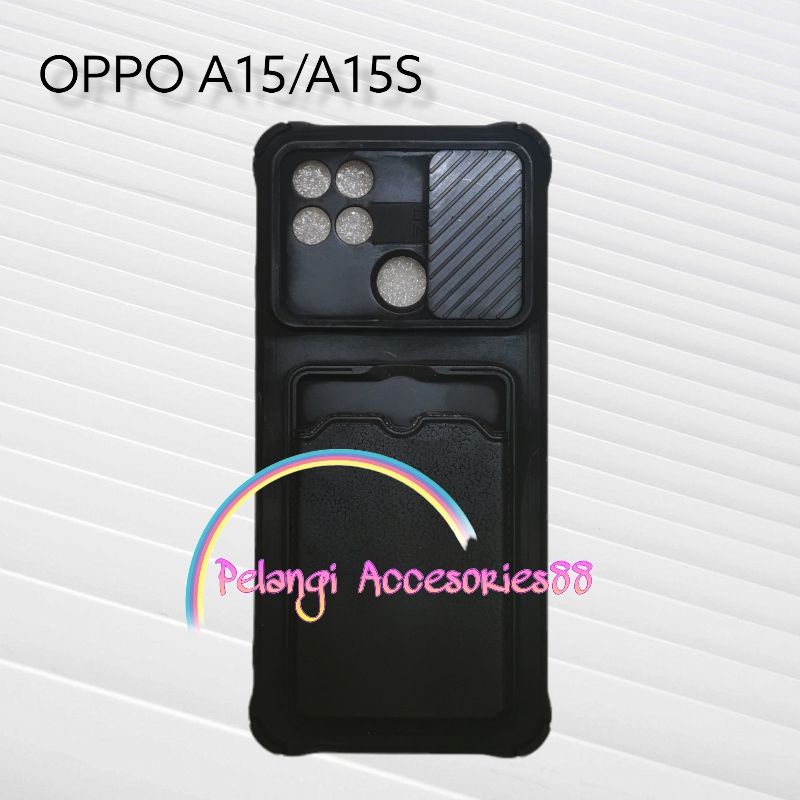 CASE OPPO A15 / A15S CASE SOFTCASE SLEDING WARNA WARNI