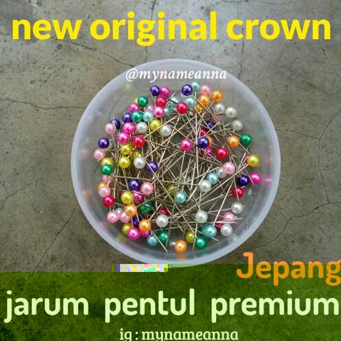 New Isi 100 - Jarum Pentul Premium Jepang New Original Crown