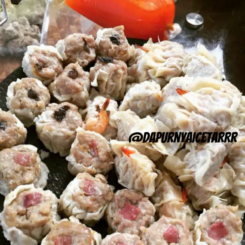 

BEST SELLER !! Dimsum ayam mix toping isi 50pcs | siomay ayam | Dimsum frozen ciamis