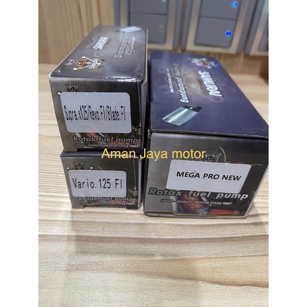Rotax/motor pimpa injeksi/ rotax fuel pump samurai mega pro new, vario 125FI, supra x125/Revo FI/Bla