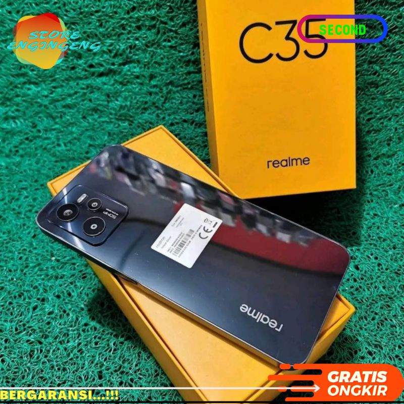 SECOND REALME C35 4/64 & 4/128 BERGARANSI