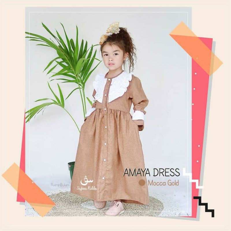Gamis Anak Amaya dress by Safeea kiddo