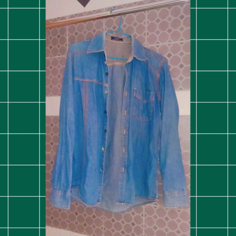 Jaket Jeans Zara Man / Jaket denim pria branded