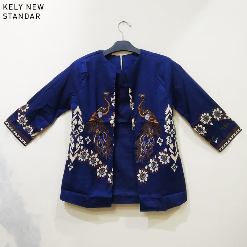 KELY TOP STANDAR / JUMBO / SUPER JUMBO - Atasan Batik Wanita Blouse Wanita