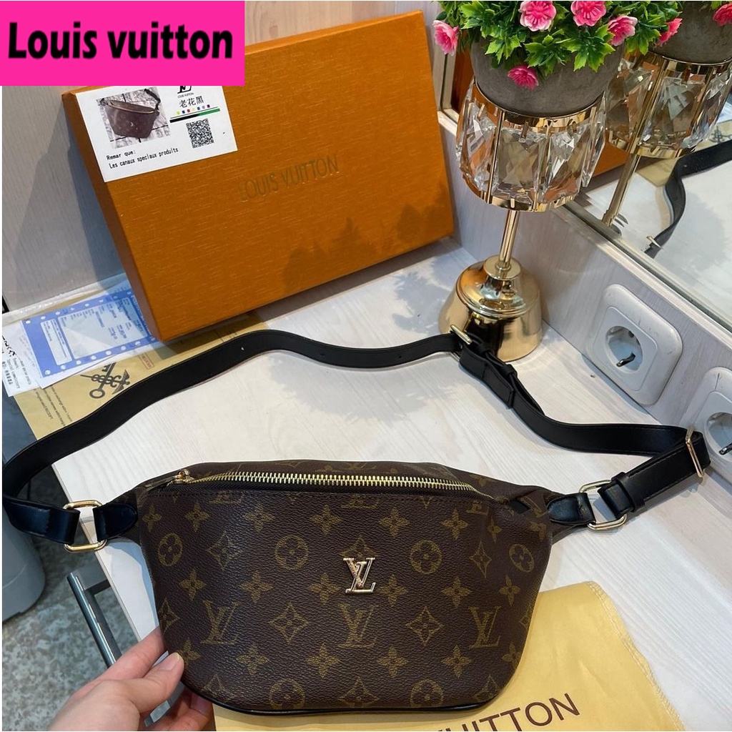 Tas Pinggang Wanita Import, Waist Bag Wanita Branded Original, Lv