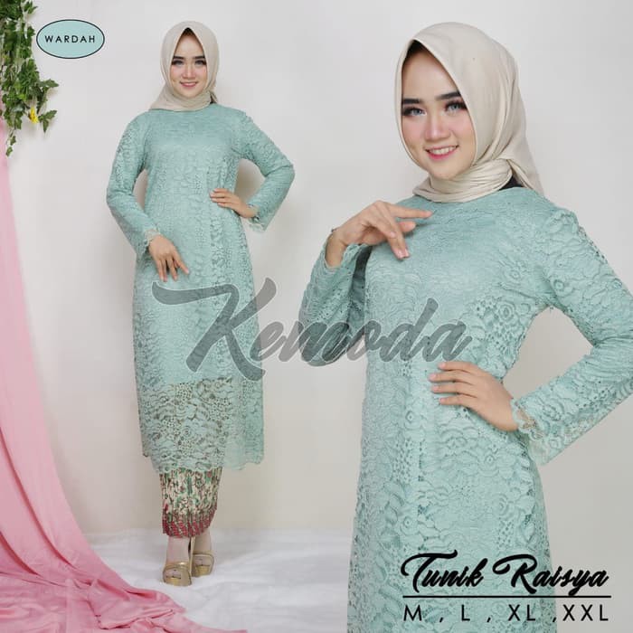 Atasan Kebaya Brukat Tunik Muslimah Kebaya