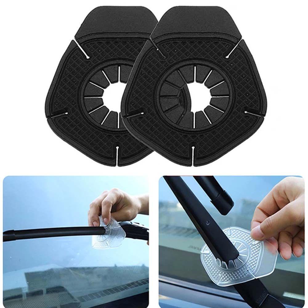 Lanfy Wiper Pencegah Penutup Silikon 2 Pcs Tahan Debu Perlindungan Windshield Bottom Car Windshield Wiper Penutup Pelindung Lubang