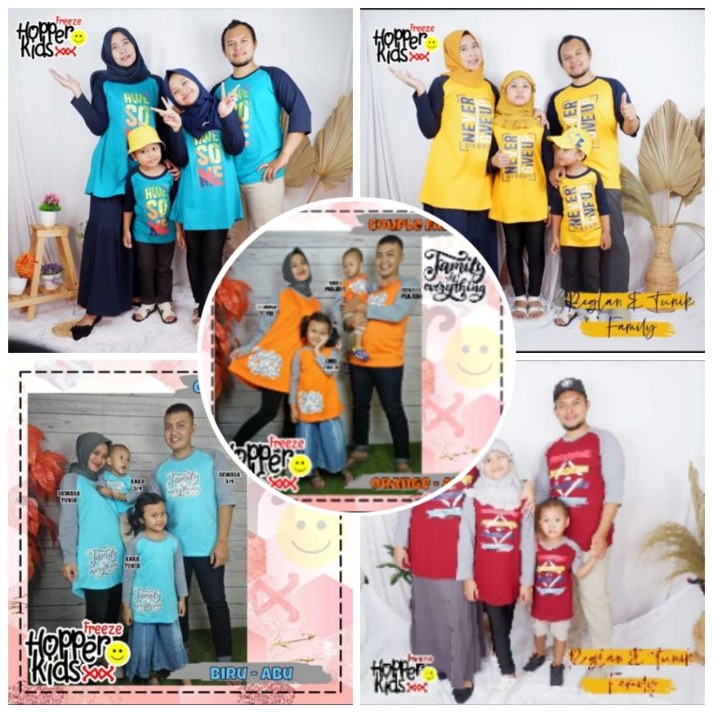 kaos Couple family hopperkids freeze kaos Couple kaos keluarga kaos kembaran